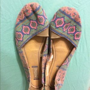 Colorful Mad Love Flats- like Toms!